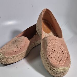 UGG Pink Suede Espadrilles